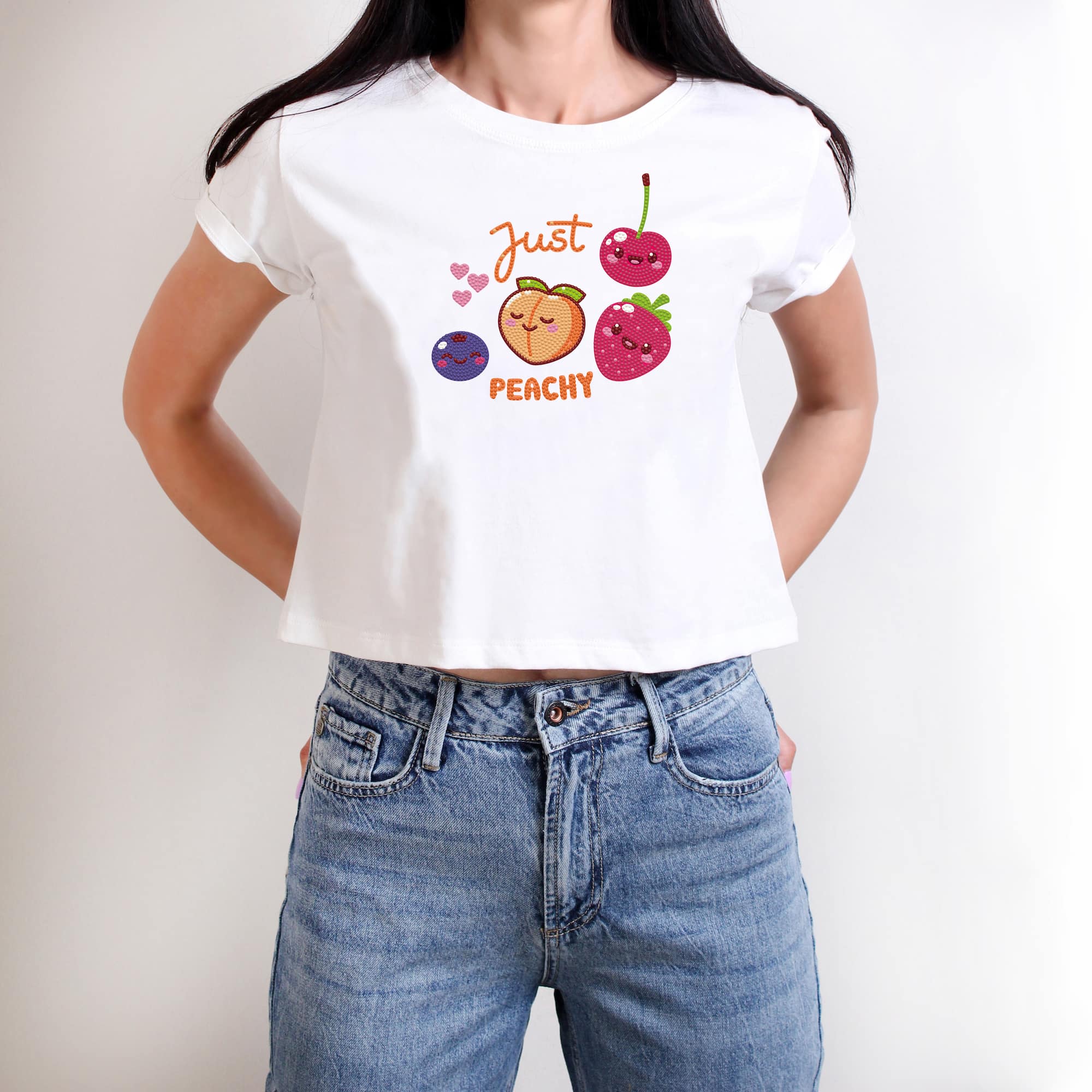 Diamond Dotz® Kawaii Fruit Iron-On 'n' Dot Kit